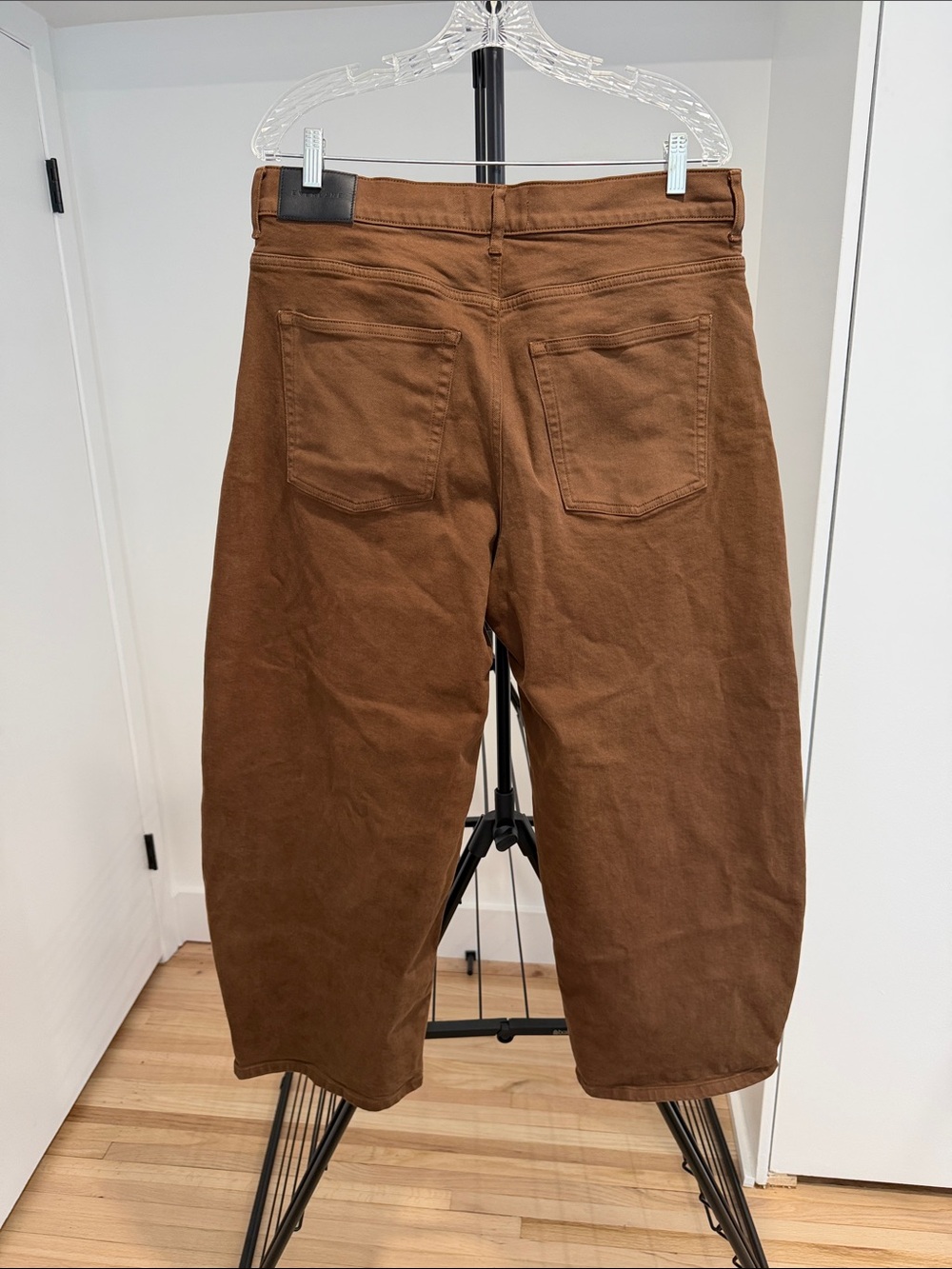 EVERLANE - The way-high curve Jean, size 32R, chocolate brown - Picture 3 of 4